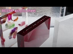 2.8mm-15mm 컬러 아크릴 시트 광점 조명 광고 표지판