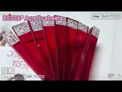 비뇨기 방벽 플라스틱 분단판 외면 아크릴 패널 스크래치 저항