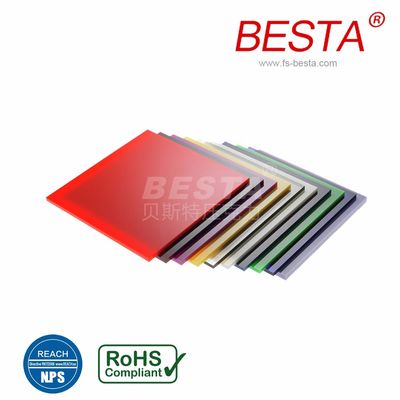 BESTA 방화 retardant 투명한 아크릴 시트 12mm 사용자 정의